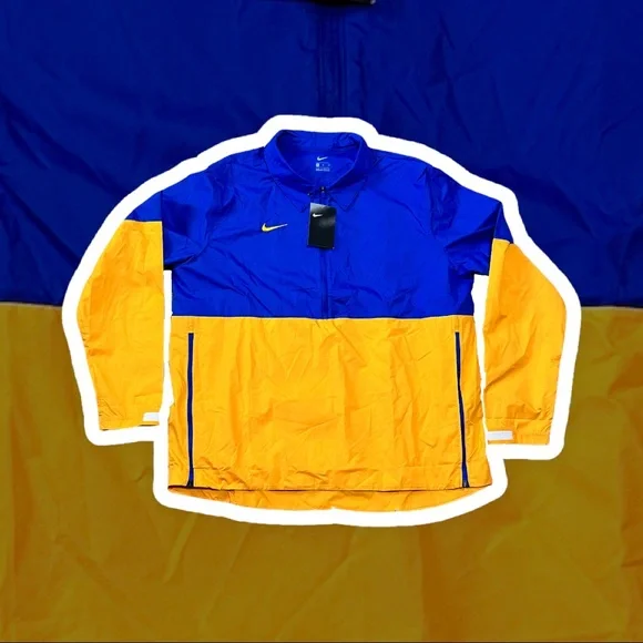 (XL) Nike 1/4 Zip Windbreaker NWT LA Rams Color Scheme 90’s Vintage Retro Mens - Picture 4 of 8